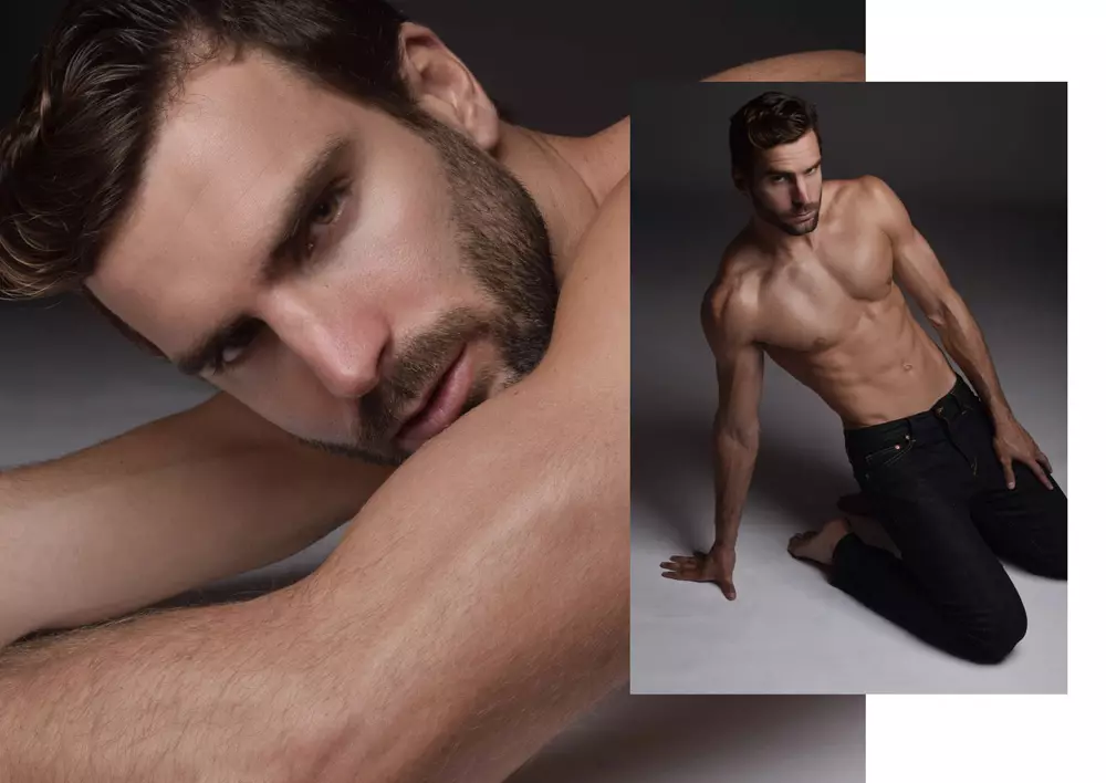 Vira modelo Marcus Santos ĉe Wilhelmina Models de fotisto Carlos Velez