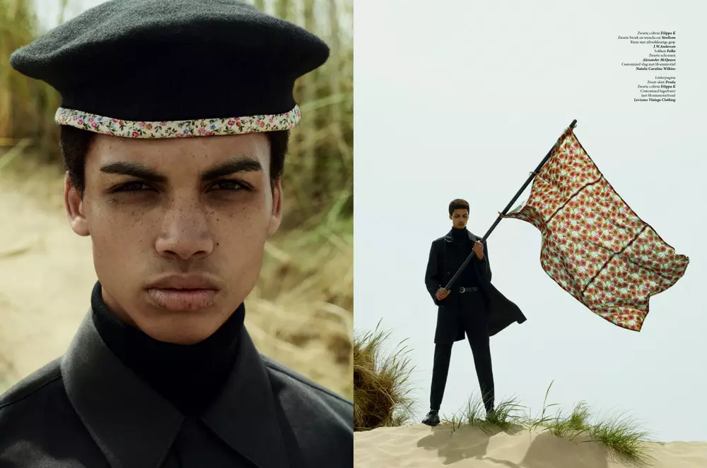 L'Official Hommes نیدرلینڈز فوٹوگرافر: Nik Hartley Stylist: Way Perry