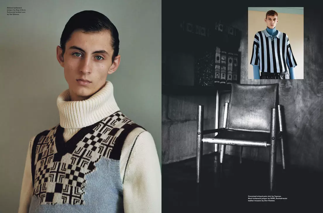 Bunu çok ilginç buldum Another Man F/W 15.16 Fotoğrafçı, Ben Toms ve Stilist: Robbie Spencer.