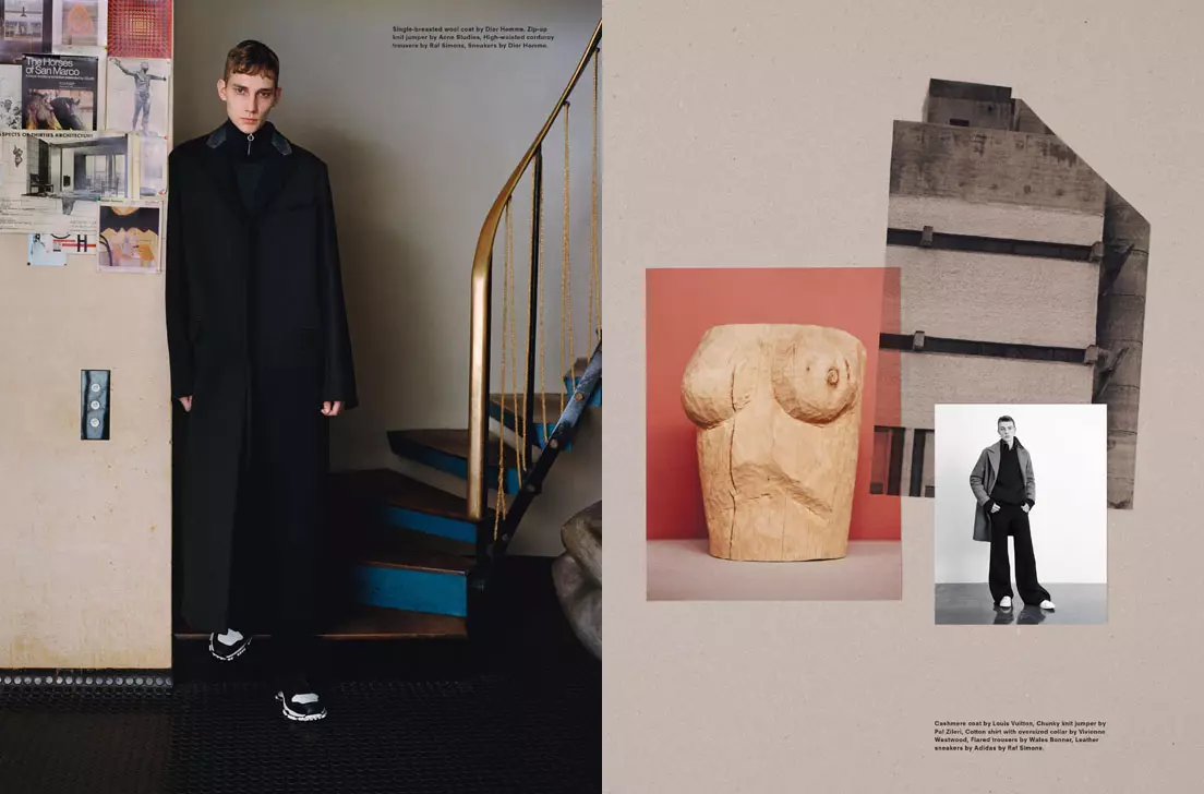 Mwen te jwenn sa a trè enteresan si disponib nan Another Man F/W 15.16 Fotograf se Ben Toms ak Stylist: Robbie Spencer.