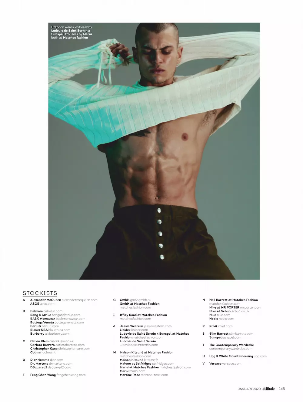 Brandon Good for Attitude Januar 2020 Editorial