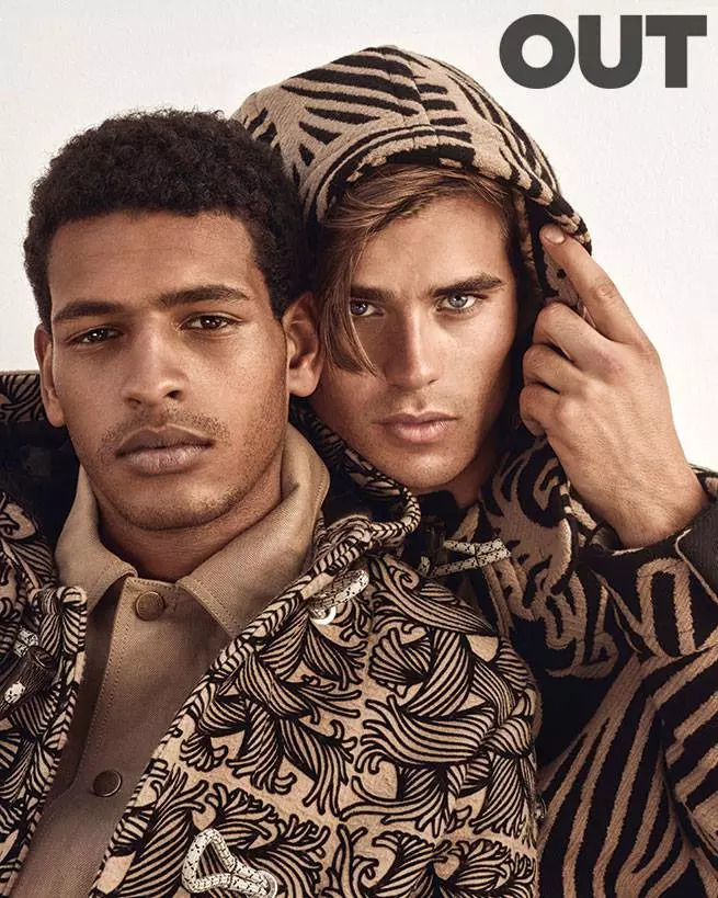 Cover, Cover Story, Editorial featuring Matt Threthe, Jacey Elthalion, Oliver Cheshire, Harry Goodwins & Paul Sculfor tauraro a cikin sabon labarin murfin OUT. Mariano Vivanco ne ya dauki hoton samfurin.