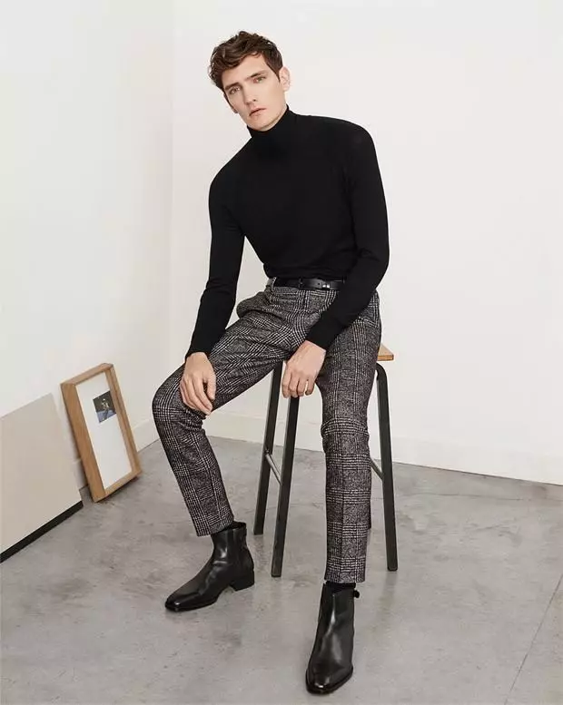 Zara اسپريڊ ڪري ٿي موسمي هڪ ايڊيٽوريل Fall/Winter 2015 معروف سپر ماڊل Yannick Abrath from View Management.