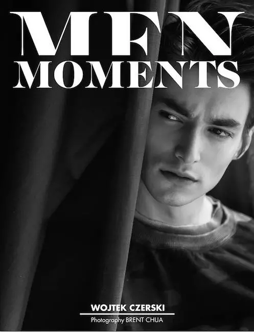 Wojtek Czerski vystupujúci v poslednom vydaní Men Moments s názvom „Afternoon Delight“ od Brenta Chua, úprava srsti od Mari Matsumoto a styling od Jun Gle Lin.