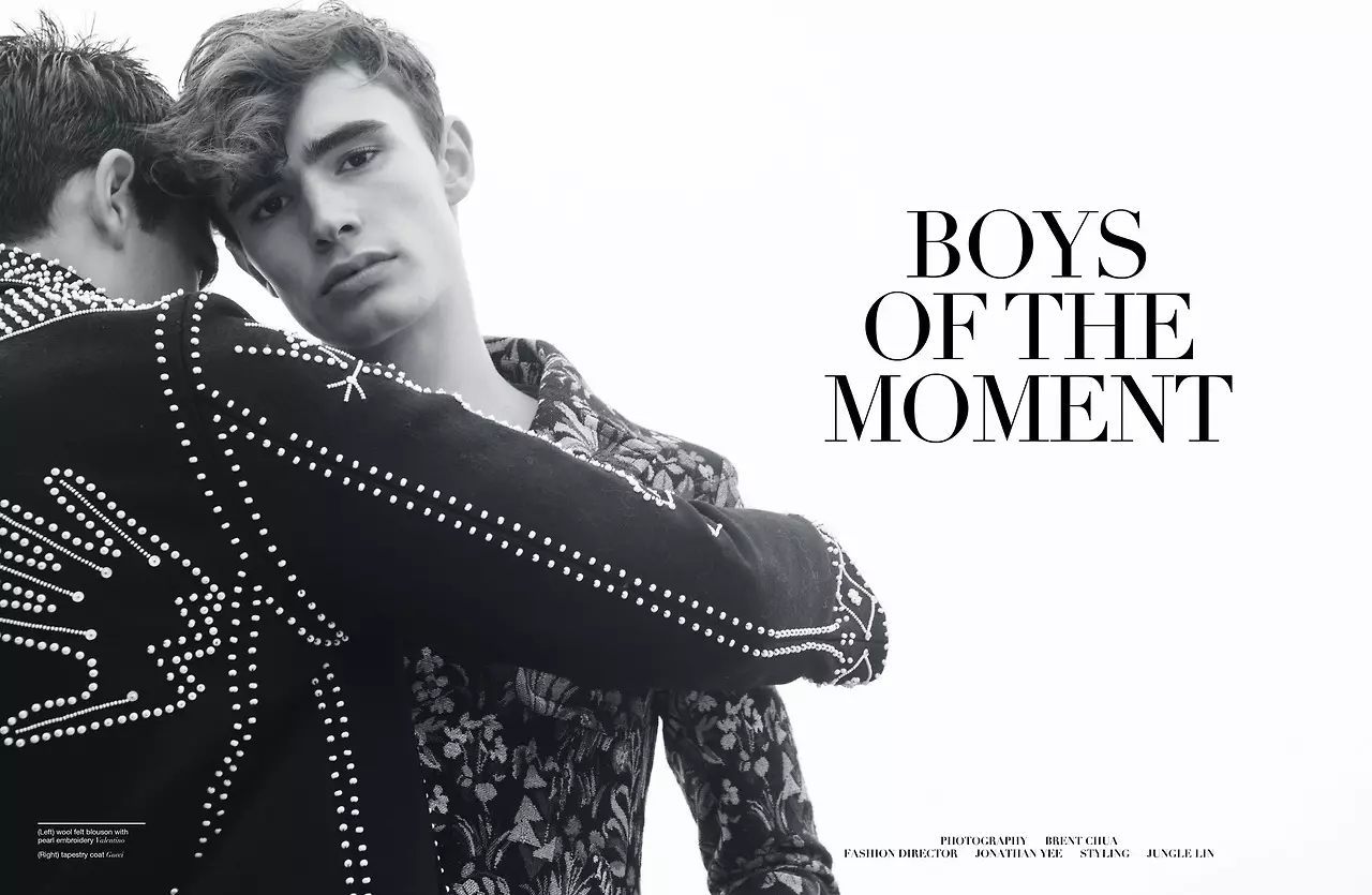 Boys of the Moments gan Brent Chua ar gyfer Maniffesto Chwefror 2017