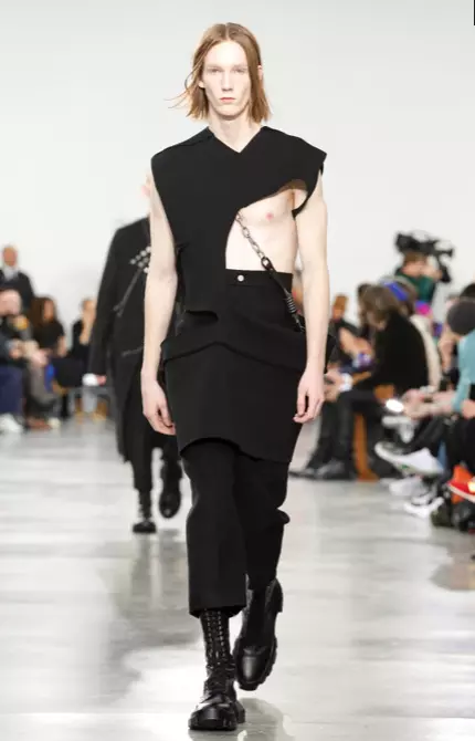 RICK OWENS VYRIŠKIEJI DUOMENYS, RUDENS ŽIEMA 2018 M. PARYŽYS19