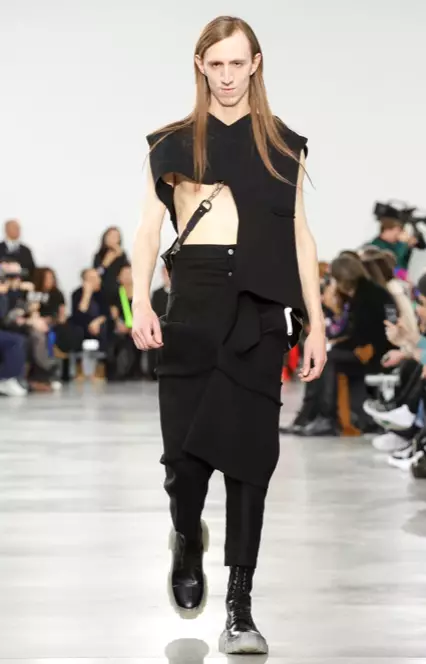 RICK OWENS ODZIEŻ MĘSKA JESIEŃ ZIMA 2018 PARYŻ36