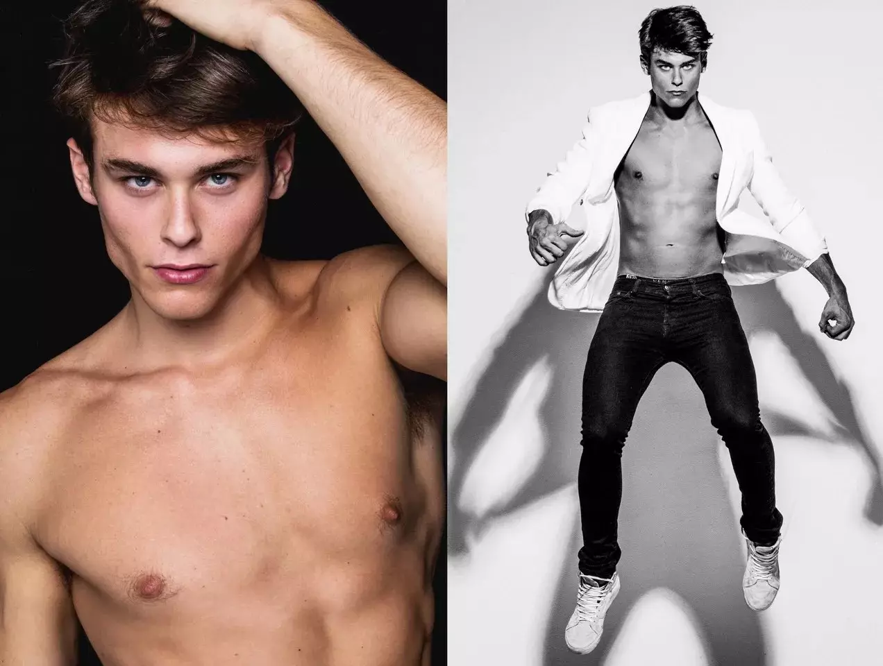 Blake Ballardin upea muotokuva Tanner Junkerista. Malli Tanner Junker on paikassa Directions USA ja Joy Models Milan. Vaatekaappistylisti: Matthew Jordan of Directions USA.