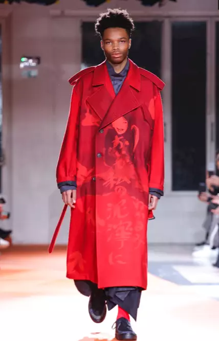 YOHJI YAMAMOTO BĂRBAȚI TOAMNĂ IARNA 2018 PARIS7