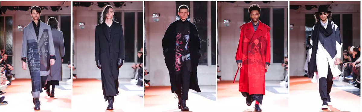 Yohji Yamamoto AW18 PFW