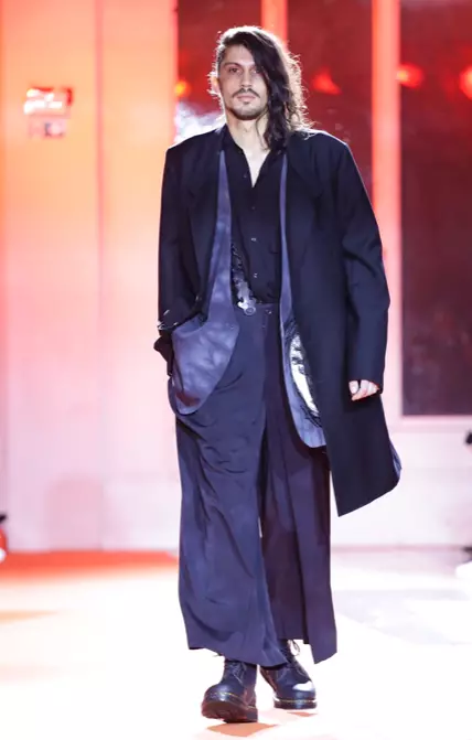 MOŠKA OBLAČILA YOHJI YAMAMOTO JESEN ZIMA 2018 PARIZ14