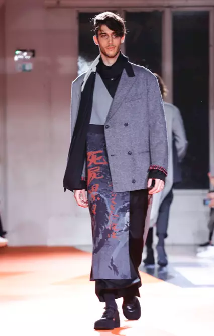 YOHJI YAMAMOTO BĂRBAȚI TOAMNĂ IARNA 2018 PARIS18