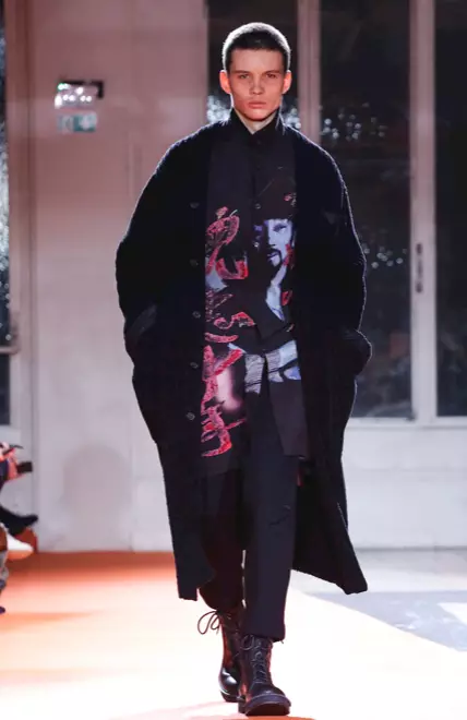 BAJU LELAKI YOHJI YAMAMOTO JATUH MUSIM SEJUK 2018 PARIS5