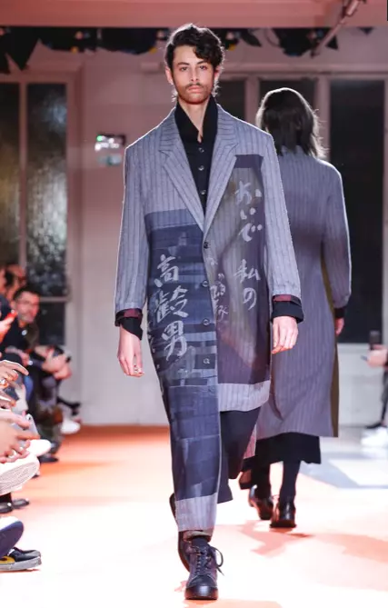 BAJU LELAKI YOHJI YAMAMOTO JATUH MUSIM SEJUK 2018 PARIS3