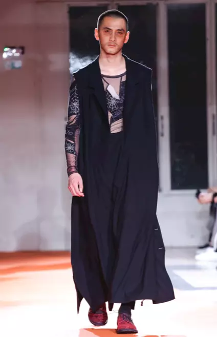 MOŠKA OBLAČILA YOHJI YAMAMOTO JESEN ZIMA 2018 PARIZ40