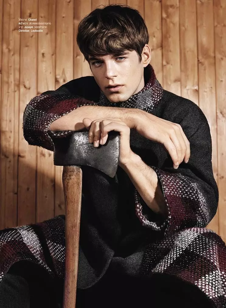 Harpers Bazaar Thailand Mans | F/W 2015 bevat Paul Scala redaksionele werk Moderedakteur/stilis Jonathan Ailwood.