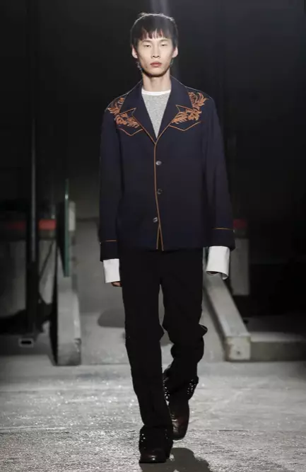 DRIES VAN NOTEN MIESTEN VAATTEET SYKSY TALVI 2018 PARIS10