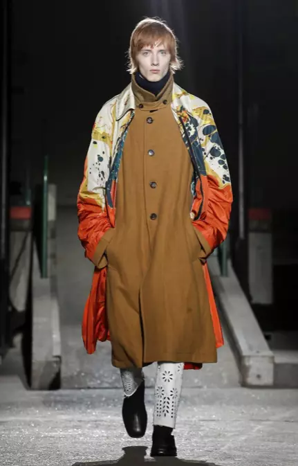 МУЖЧЫНСКАЯ АДЕЖА DRIES VAN NOTEN ВОСЕНЬ ЗІМА 2018 ПАРИЖ22