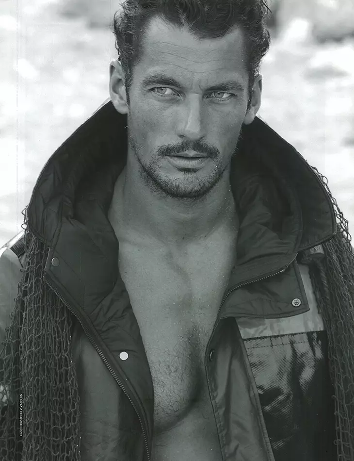 Na-ekpughe n'izu a ọhụrụ F / W 2015 Biannual Men's Fashion 7th Man Magazine kpuchie nke Top nlereanya David Gandy nke Lawrence Sparkes sere na nke Dean Hau mere ya.