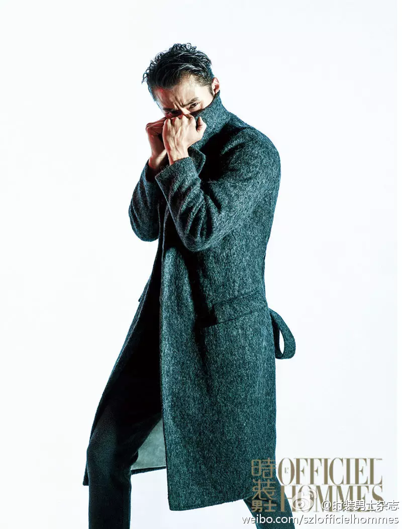 L'Officiel Hommes China 2014 年 11 月：Zhang Xi 趙磊