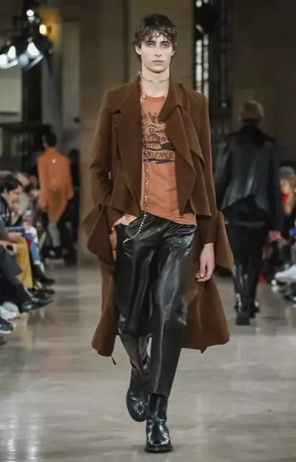 ANN DEMEULEMEESTER BĂRBAȚI TOAMNĂ IARNA 2018 PARIS18