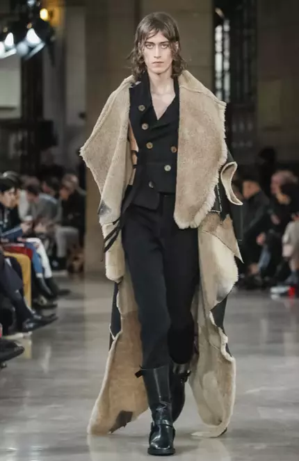 ANN DEMEULEMEESTER VĪRIEŠU APĢĒRBS RUDENS ZIEMA 2018 PARIS33