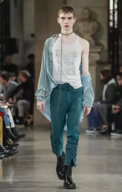 ANN DEMEULEMEESTER 2018 秋冬男裝 PARIS35