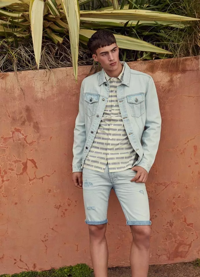 En Ciudad del Cabo Primark lanza la colección Primavera / Verano 2016 con el modelo superior Alessio Pozzi.