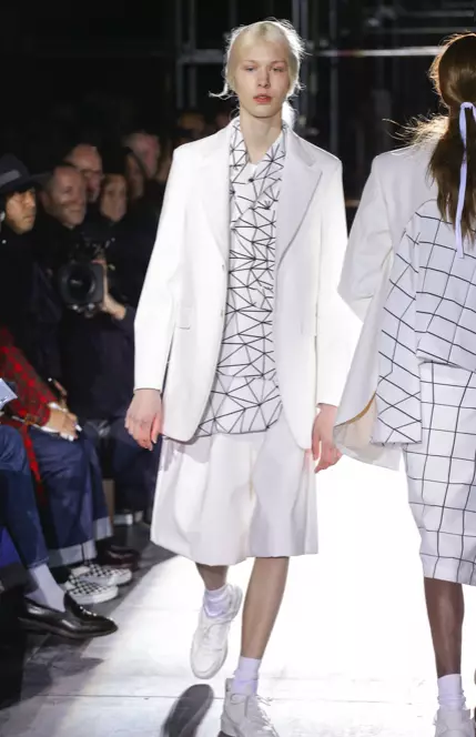 COMME DES GARCONS HOMME PLUS PÁNSKÉ OBLEČENÍ PODZIM ZIMA 2018 PARIS26