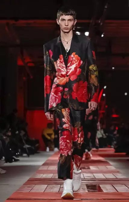 ALEXANDER MCQUEEN MENSWEAR AŬTUNO VINTRO 2018 PARIS33