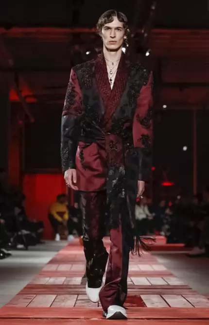 ALEXANDER MCQUEEN BĂRBAȚI TOAMNĂ IARNA 2018 PARIS34