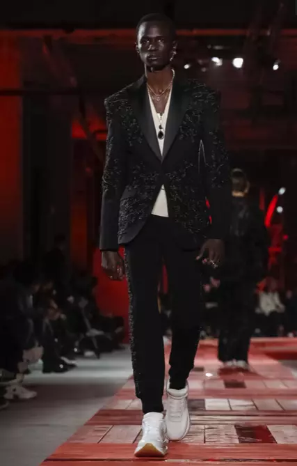 PÁNSKE OBLEČENIE ALEXANDER MCQUEEN JESEŇ ZIMA 2018 PARÍŽ10