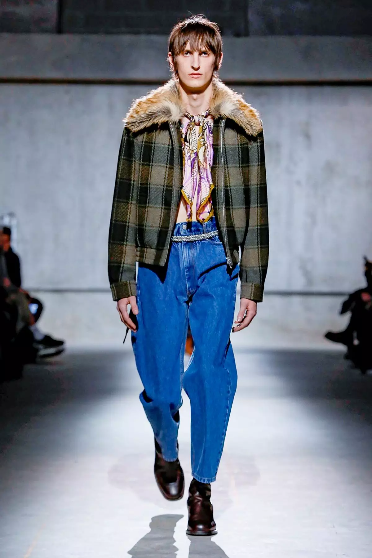 Мужчынская адзенне Dries Van Noten восень/зіма 2020 Парыж 42177_17