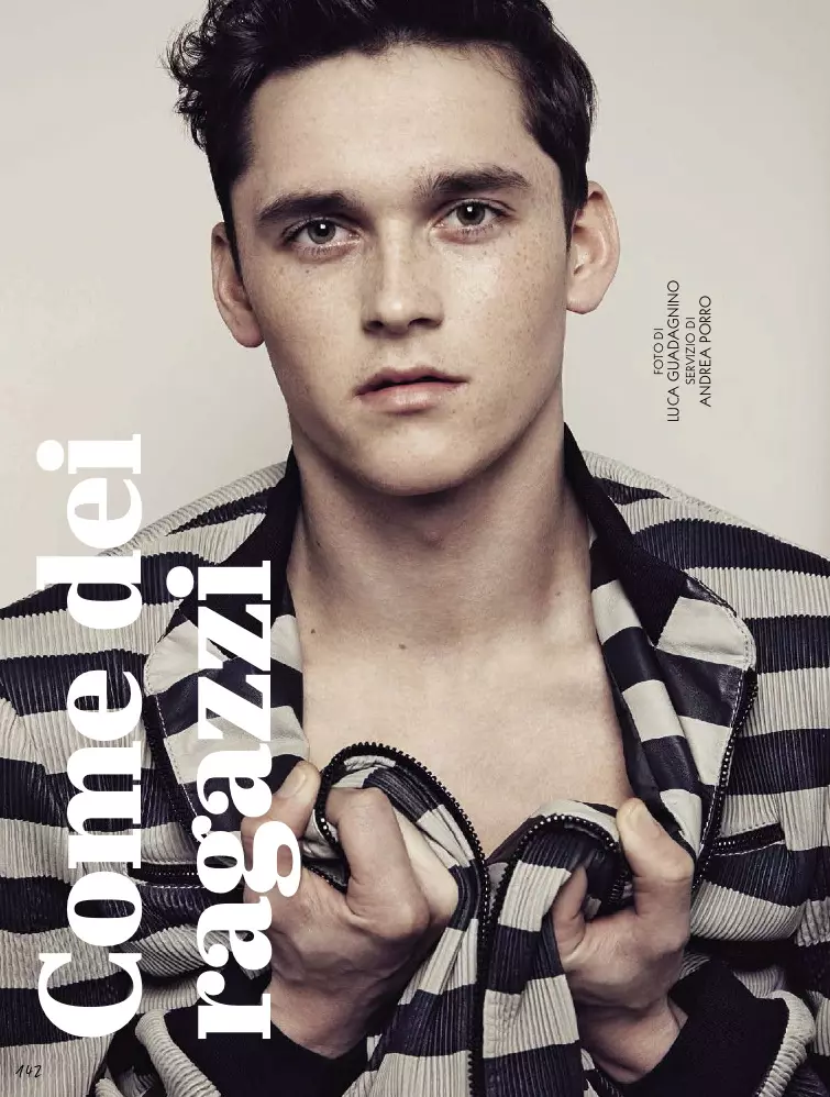 GQ Italia März 2015 Come dei Ragazzi Fotograf: Greg Swales. Stylistin: Andrea Porro. Haare: Terry Saxon. Make-up: Mary Cesardi.