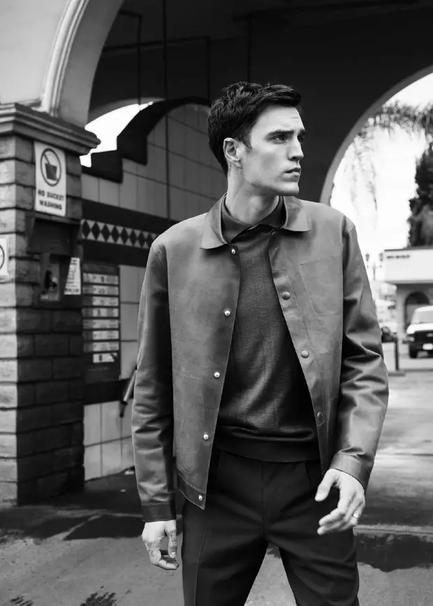 Josh Beech copre GQ Style Russia marzo 20178