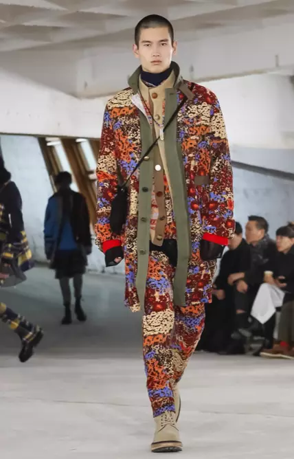 SACAI MENSWEAR AŬTUNO VINTRO 2018 PARIS2