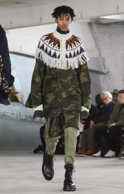 SACAI મેન્સવેર ફોલ વિન્ટર 2018 PARIS30