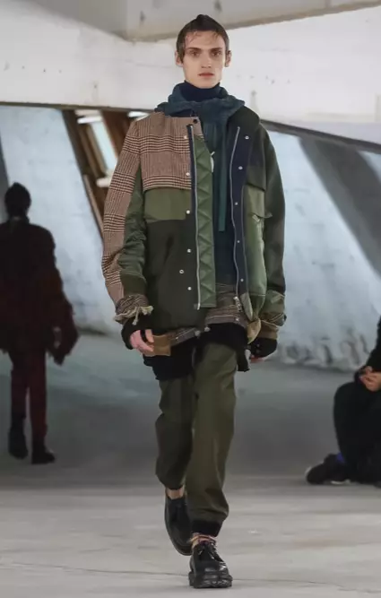 SACAI MENSWEAR האַרבסט ווינטער 2018 פּאַריז36