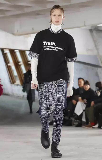 SACAI MENSWEAR UDAZKEN NEGUA 2018 PARIS46