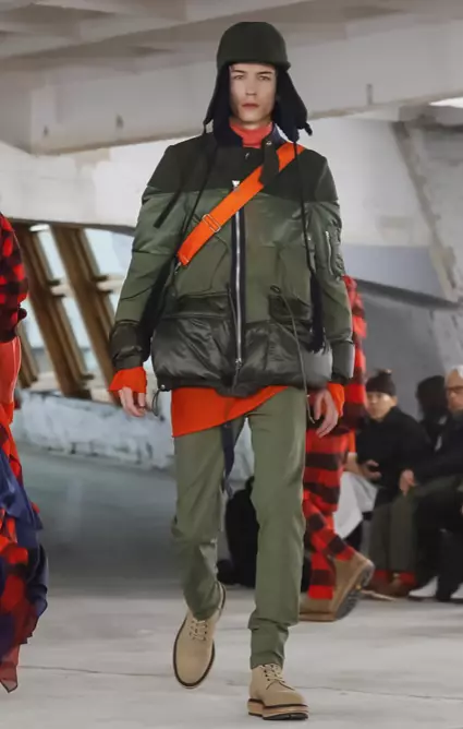 SACAI MENSWEAR האַרבסט ווינטער 2018 פּאַריז49