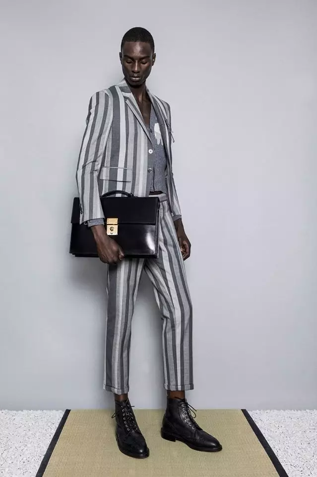 Mkusanyiko wa wanaume wa Thom Browne SS2016009