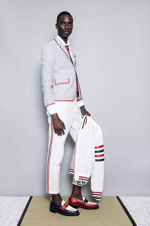 Mkusanyiko wa wanaume wa Thom Browne SS2016013