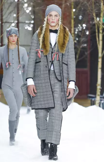 BAJU LELAKI THOM BROWNE JATUH MUSIM SEJUK 2018 PARIS13