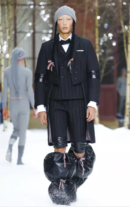 THOM BROWNE MENSWEAR AŬTUNO VINTRO 2018 PARIS19