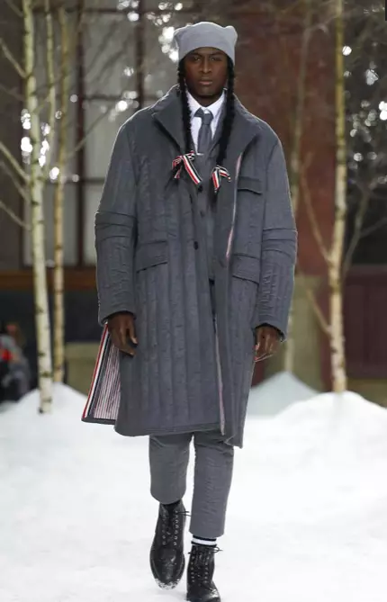 THOM BROWNE MENSWEAR RUDENS ŽIEMA 2018 PARIS28