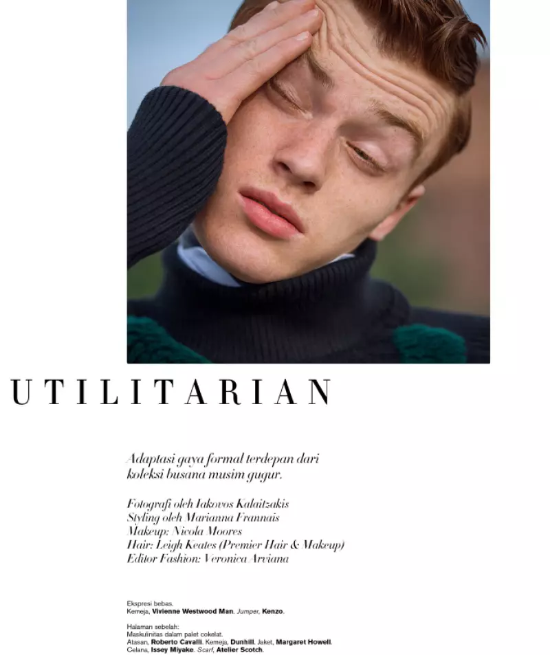 JAKE SHORTALL PARA HARPER’S BAZAAR MAN INDONESIA POR IAKOVOS KALAITZAKIS