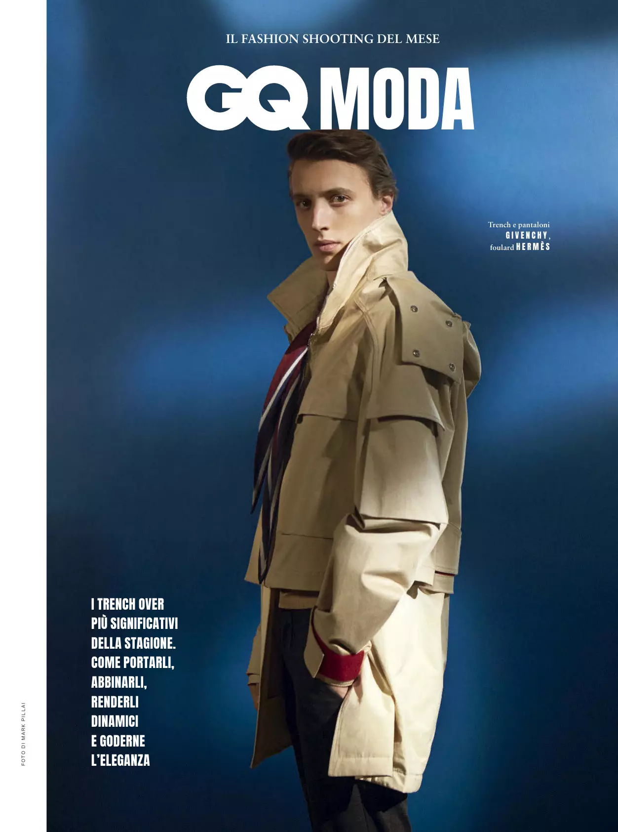 Antoine Duvernois, Theodor Pal għal GQ Italia Marzu 2021 Editorjal