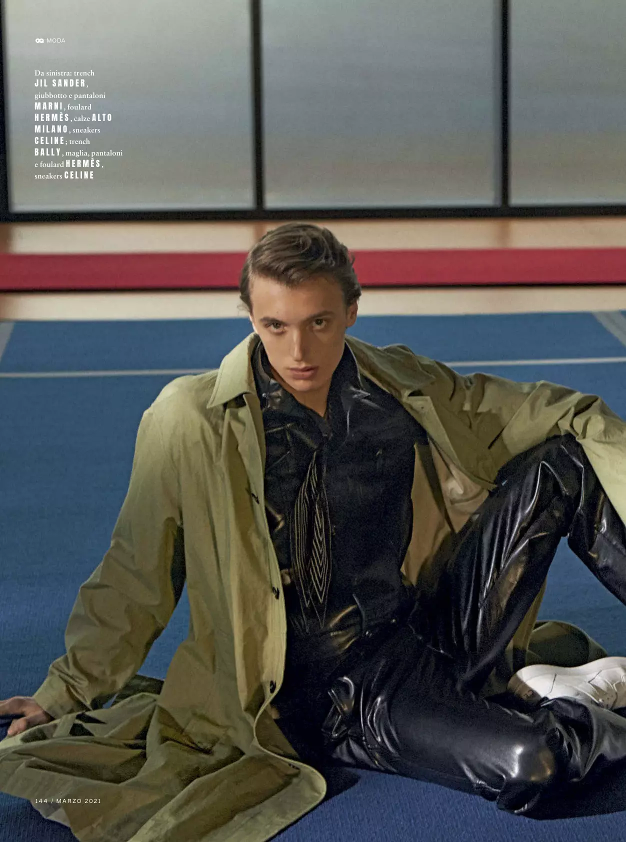 Antoine Duvernois, Theodor Pal para GQ Italia Marzo 2021 Editorial