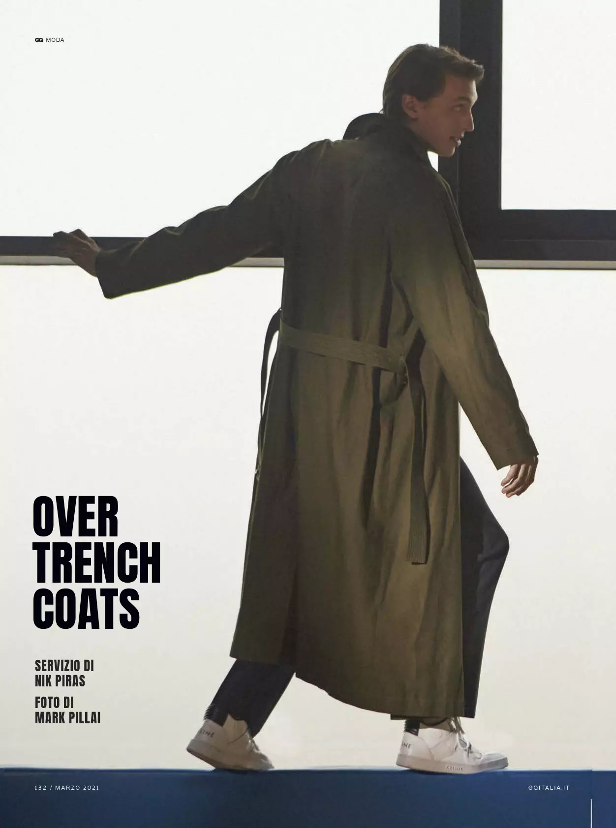 «Over Trench Coats» GQ Italia մարտ 2021 Ft. Անտուան ​​և Թեոդոր 4270_2