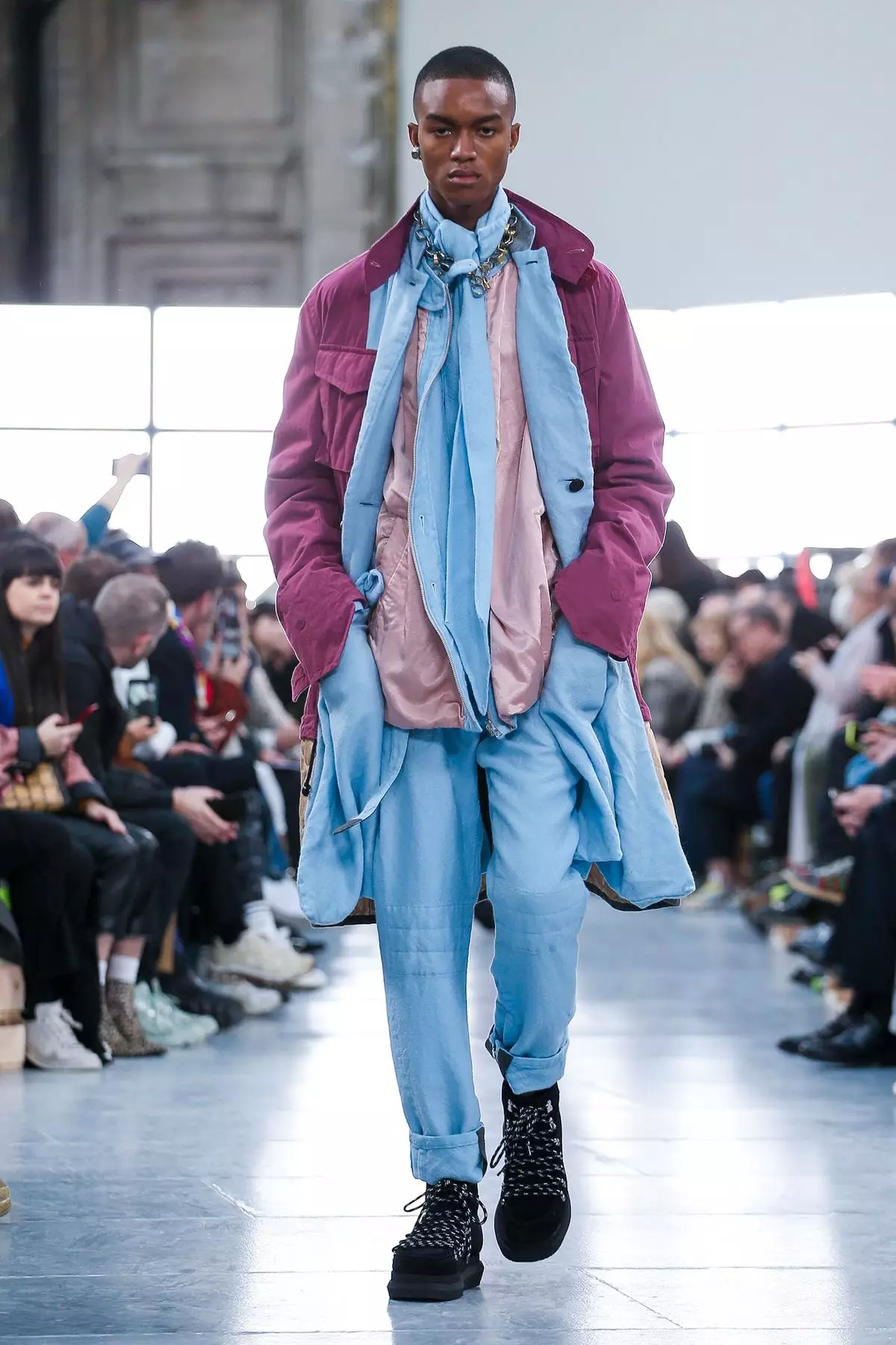 Ụmụ nwoke na ụmụ nwanyị Sacai Fall/Winter 2020 Paris 42752_16